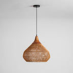 Solavn Light Pendant in Wood of Rattan - Kingsley Beaumont