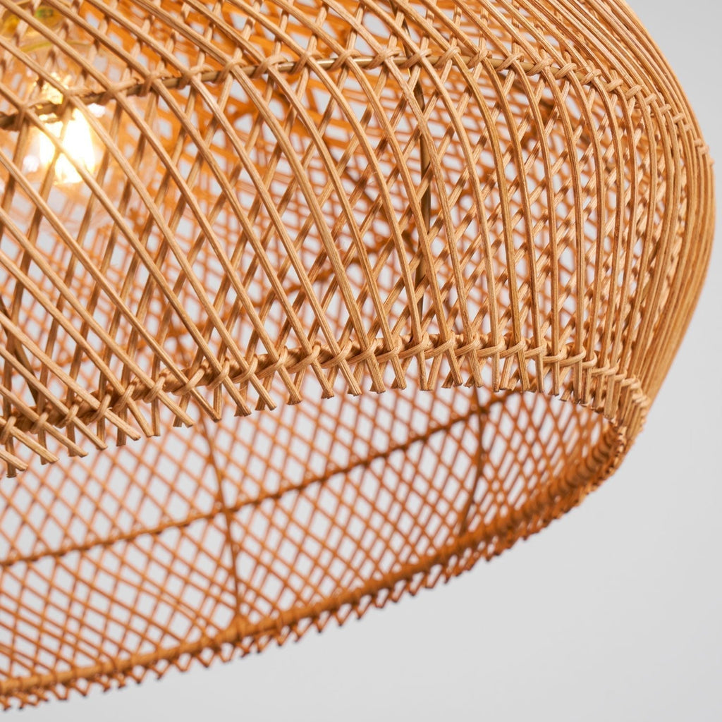 Solavn Light Pendant in Wood of Rattan - Kingsley Beaumont