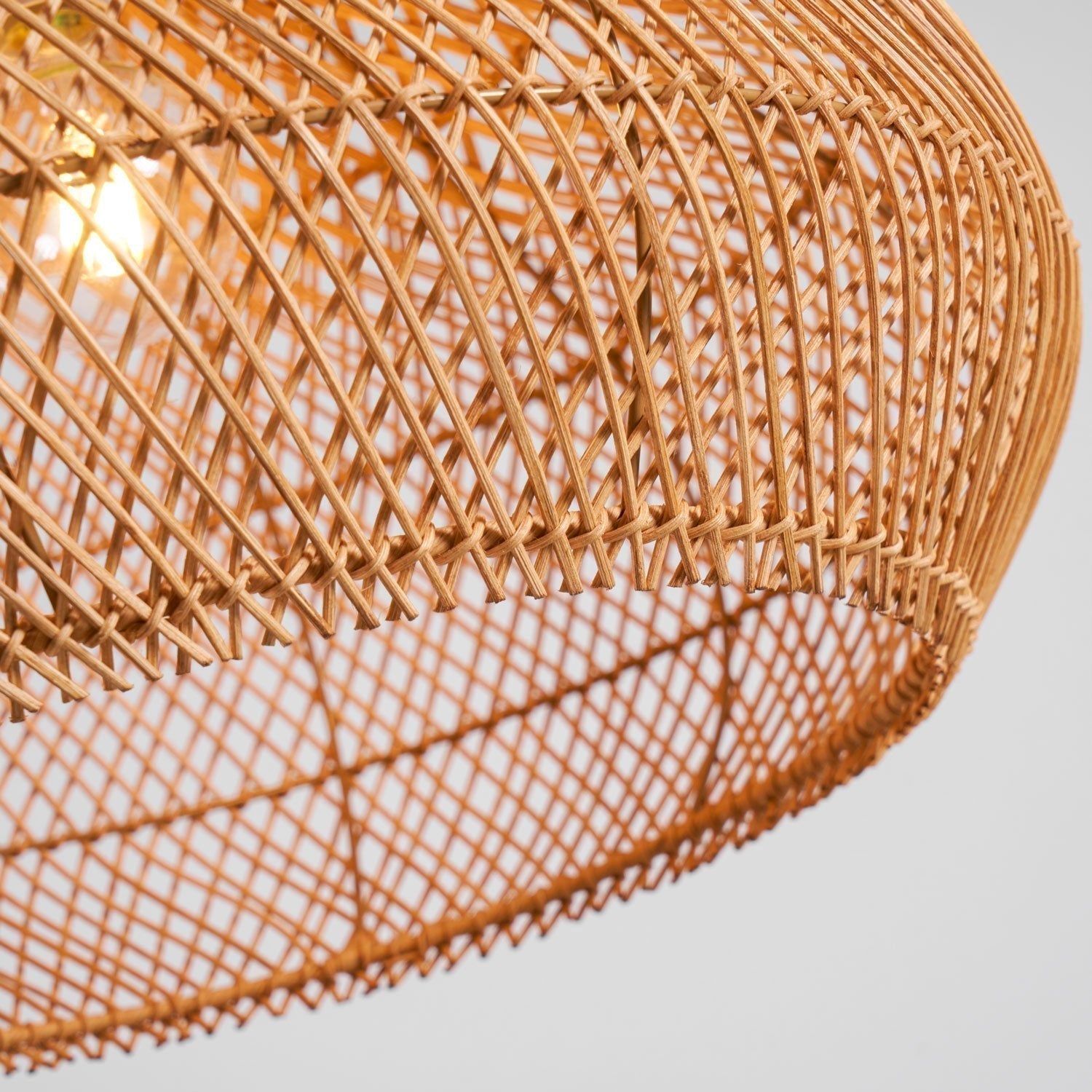Solavn Light Pendant in Wood of Rattan - Kingsley Beaumont