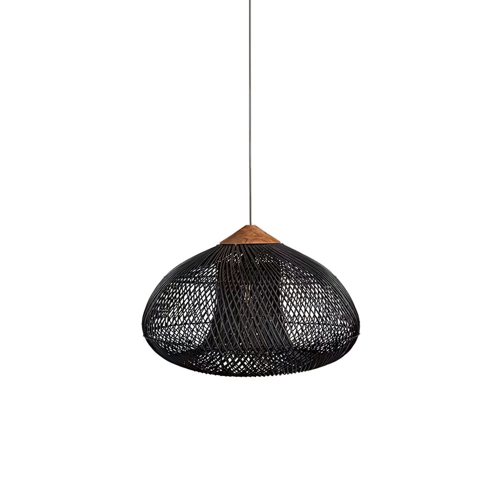 Solavn Light Pendant in Wood of Rattan - Kingsley Beaumont