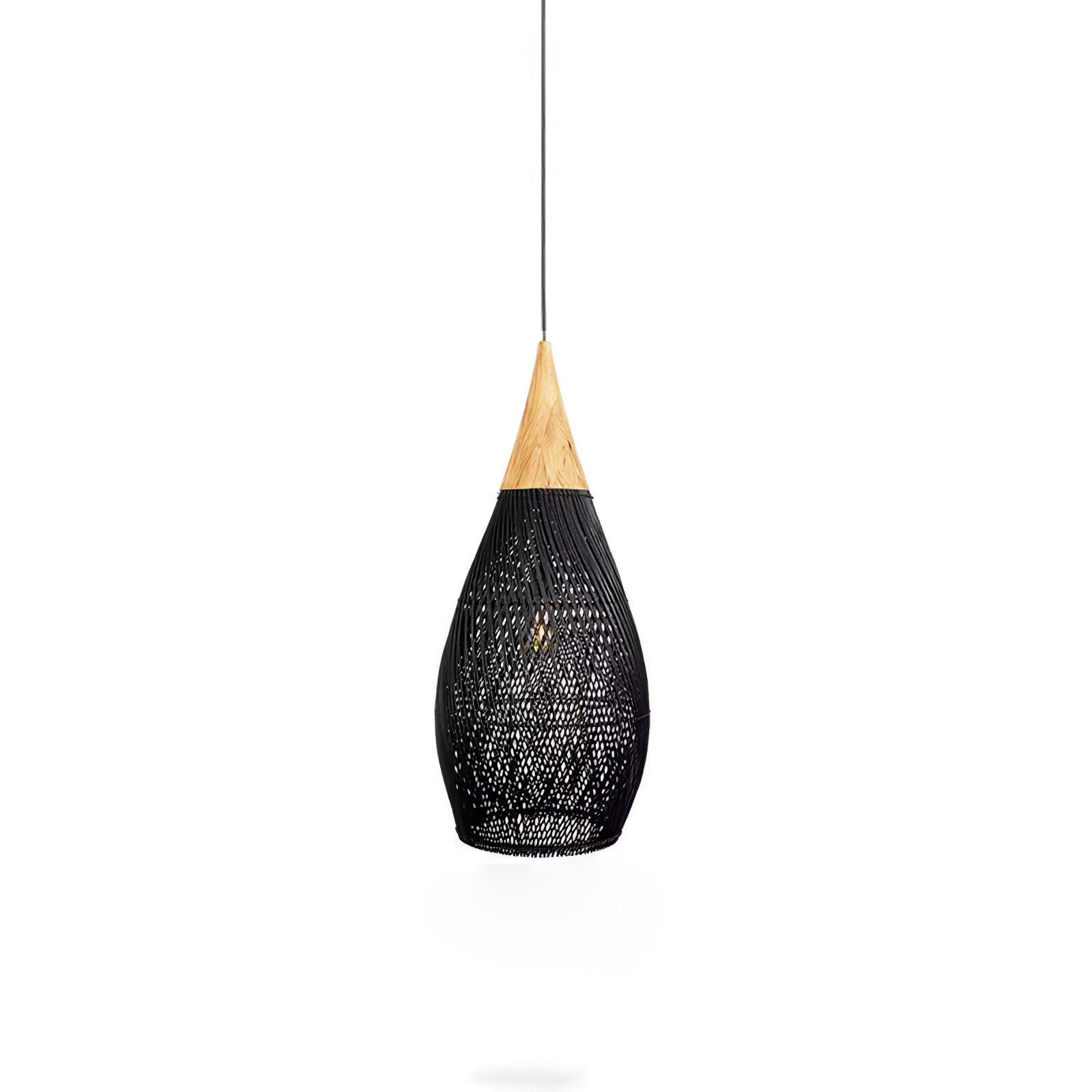 Solavn Light Pendant in Wood of Rattan - Kingsley Beaumont