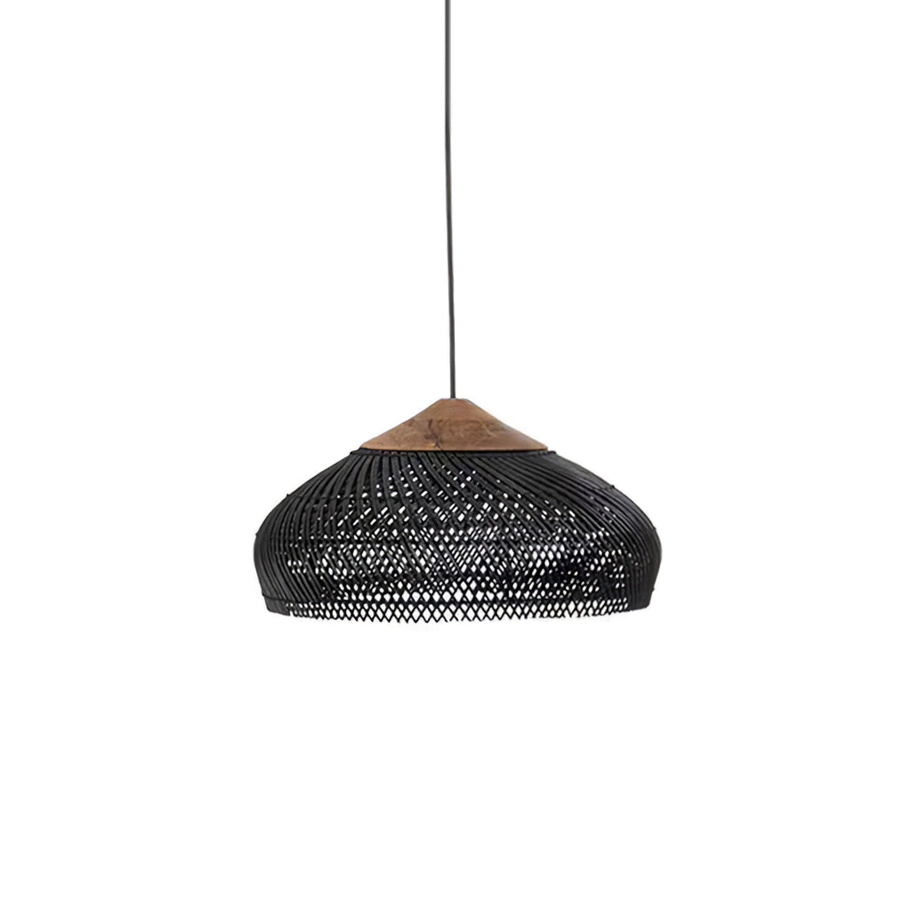 Solavn Light Pendant in Wood of Rattan - Kingsley Beaumont