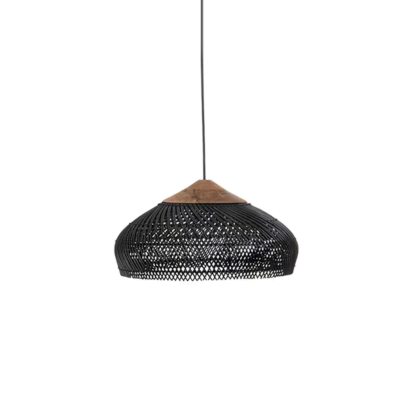 Solavn Light Pendant in Wood of Rattan - Kingsley Beaumont