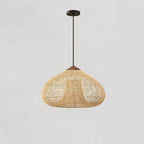 Solavn Light Pendant in Wood of Rattan - Kingsley Beaumont