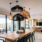 Solavn Light Pendant in Wood of Rattan - Kingsley Beaumont