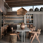 Evelyn Braided Rattan Livingroom Pendant Lamp