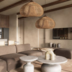Evelyn Braided Rattan Livingroom Pendant Lamp