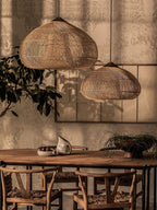 Solavn Light Pendant in Wood of Rattan - Kingsley Beaumont