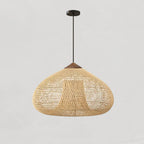 Solavn Light Pendant in Wood of Rattan - Kingsley Beaumont