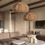 Solavn Light Pendant in Wood of Rattan - Kingsley Beaumont