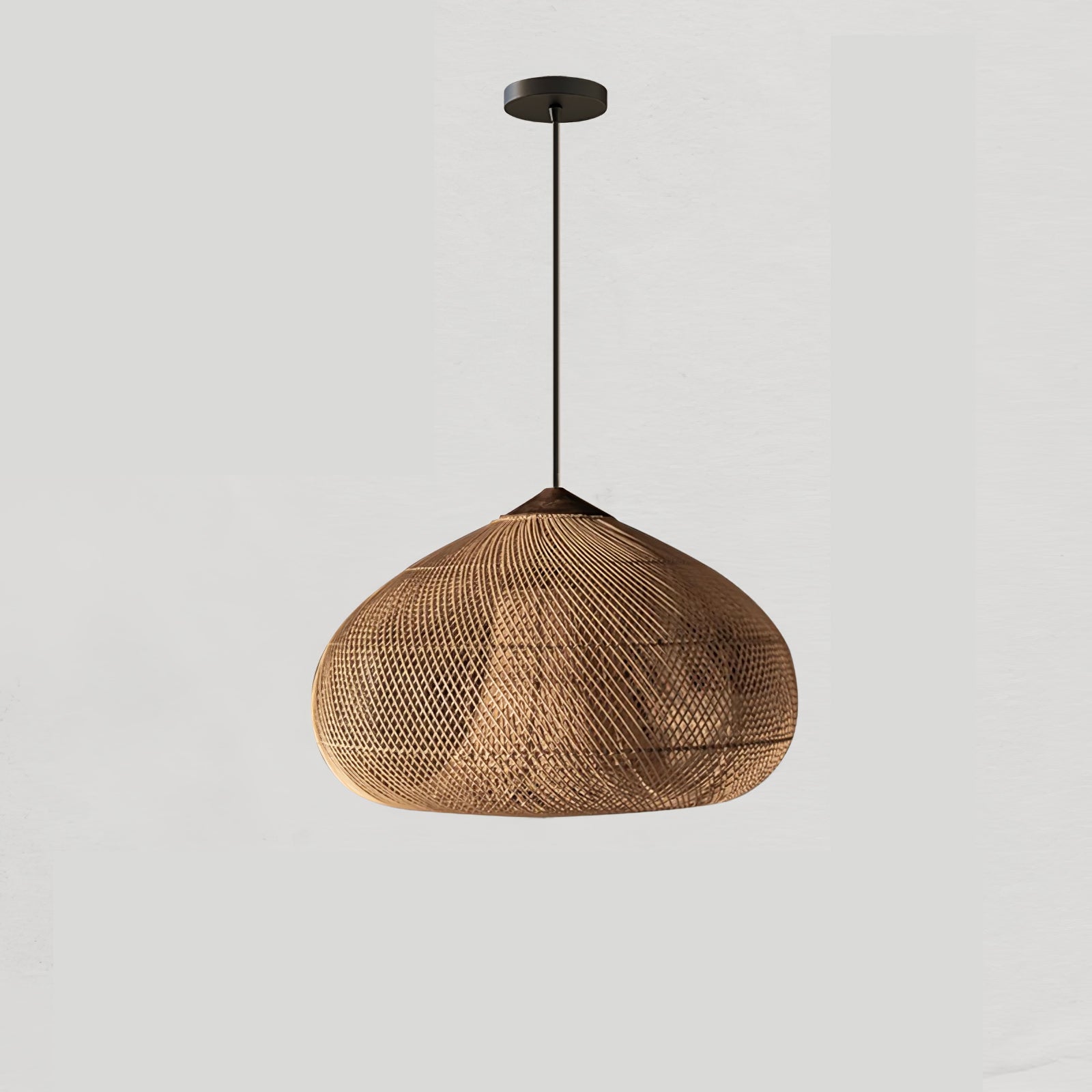 Solavn Light Pendant in Wood of Rattan - Kingsley Beaumont