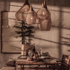 Evelyn Braided Rattan Livingroom Pendant Lamp