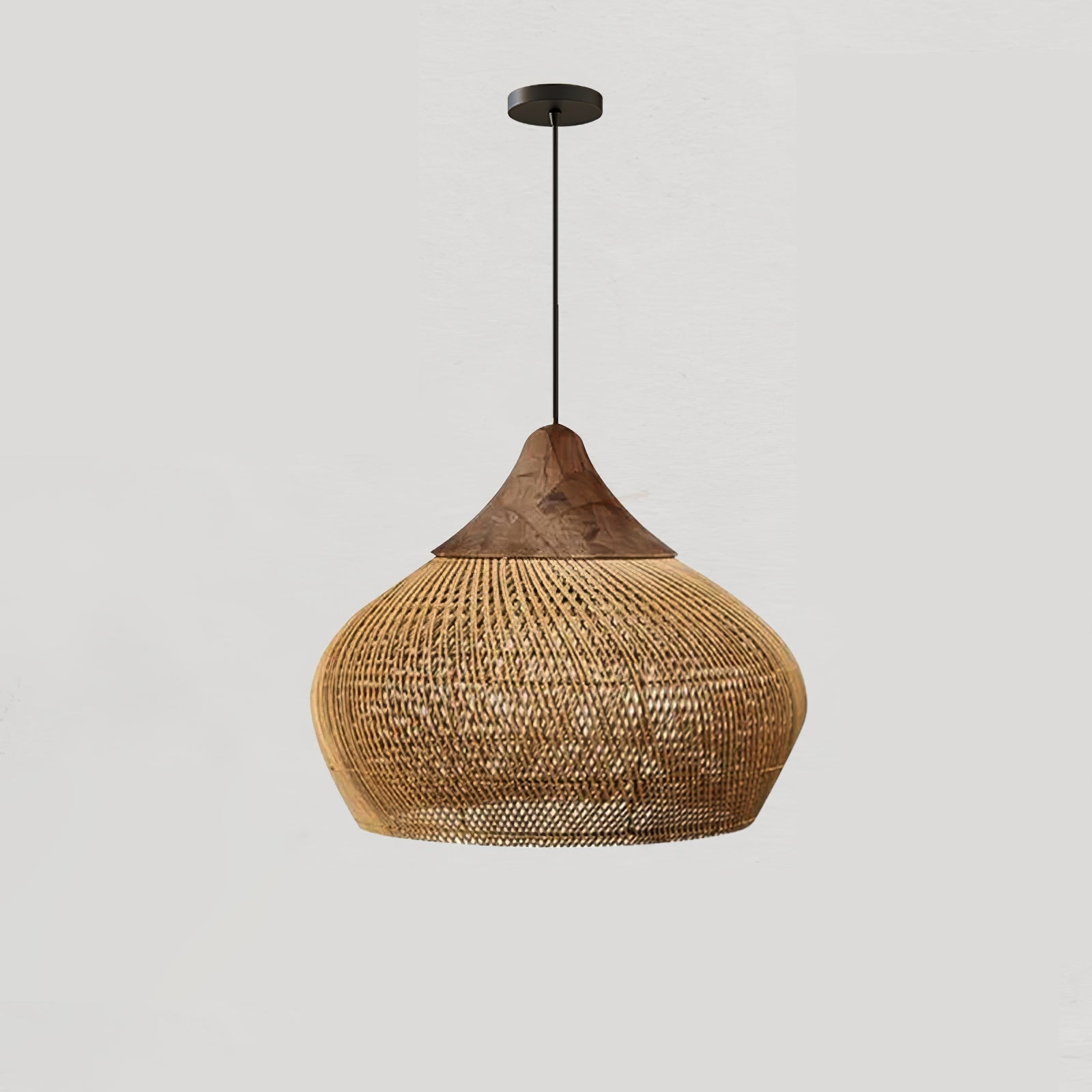 Evelyn Braided Rattan Livingroom Pendant Lamp