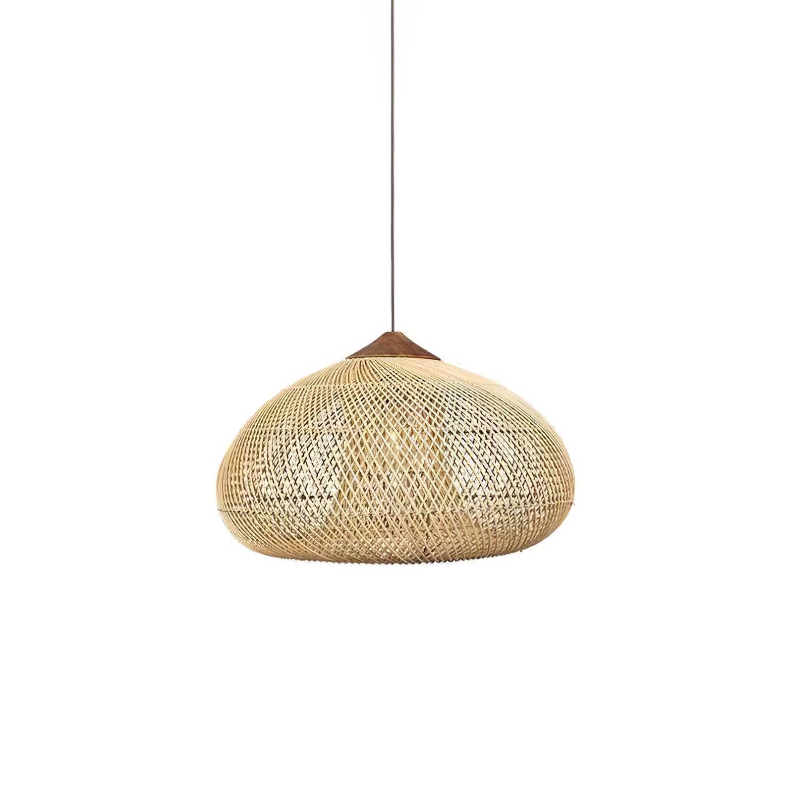 Solavn Light Pendant in Wood of Rattan - Kingsley Beaumont