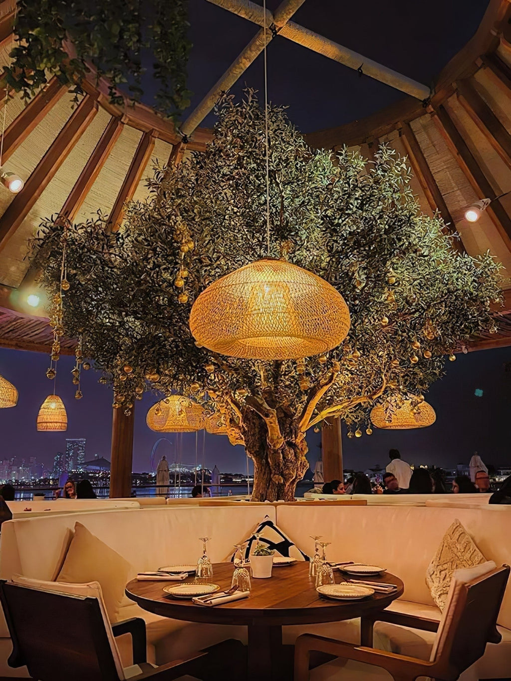 Solavn Light Pendant in Wood of Rattan - Kingsley Beaumont