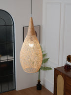 Solavn Light Pendant in Wood of Rattan - Kingsley Beaumont