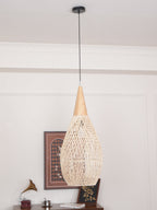Solavn Light Pendant in Wood of Rattan - Kingsley Beaumont