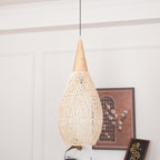 Solavn Light Pendant in Wood of Rattan - Kingsley Beaumont