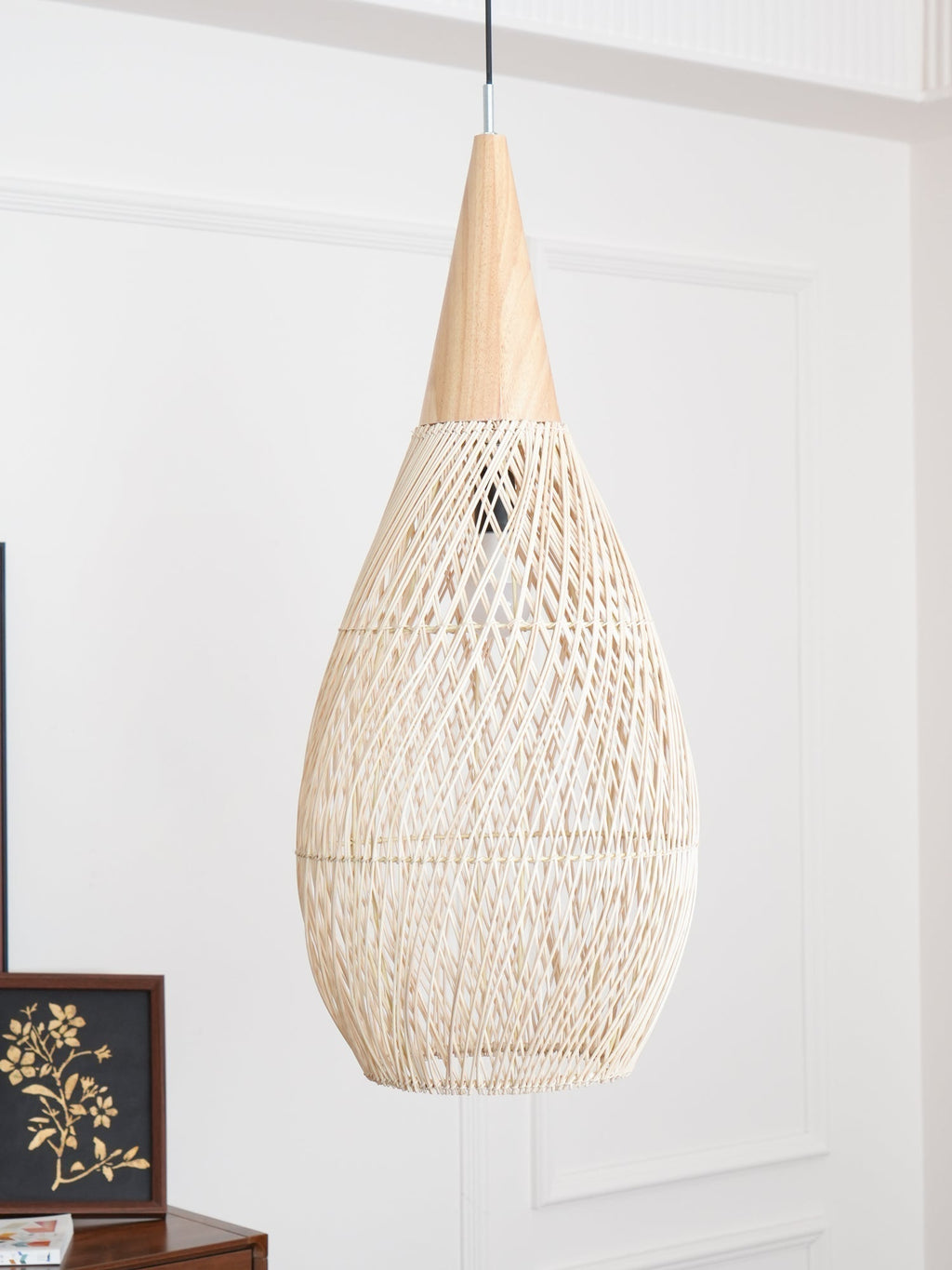 Solavn Light Pendant in Wood of Rattan - Kingsley Beaumont