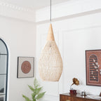 Solavn Light Pendant in Wood of Rattan - Kingsley Beaumont