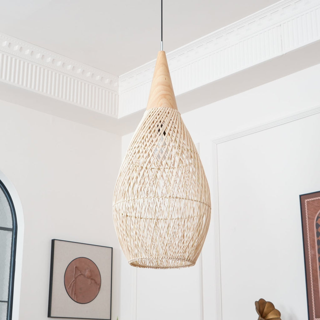 Evelyn Braided Rattan Livingroom Pendant Lamp