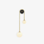 Elaro Brass Arc Wall Light