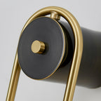 Elaro Brass Arc Wall Light