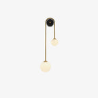 Elaro Brass Arc Wall Light