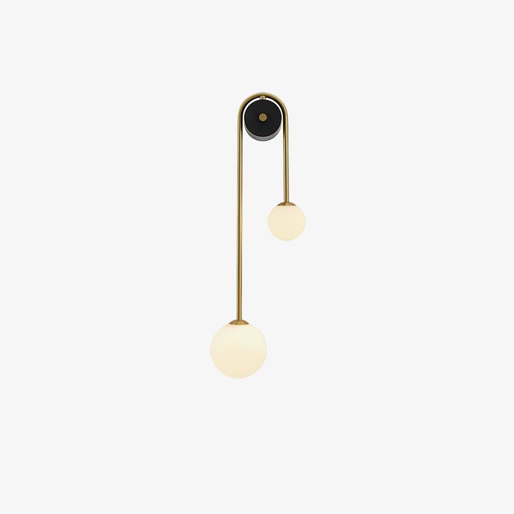 Elaro Brass Arc Wall Light
