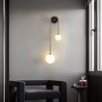 Elaro Brass Arc Wall Light