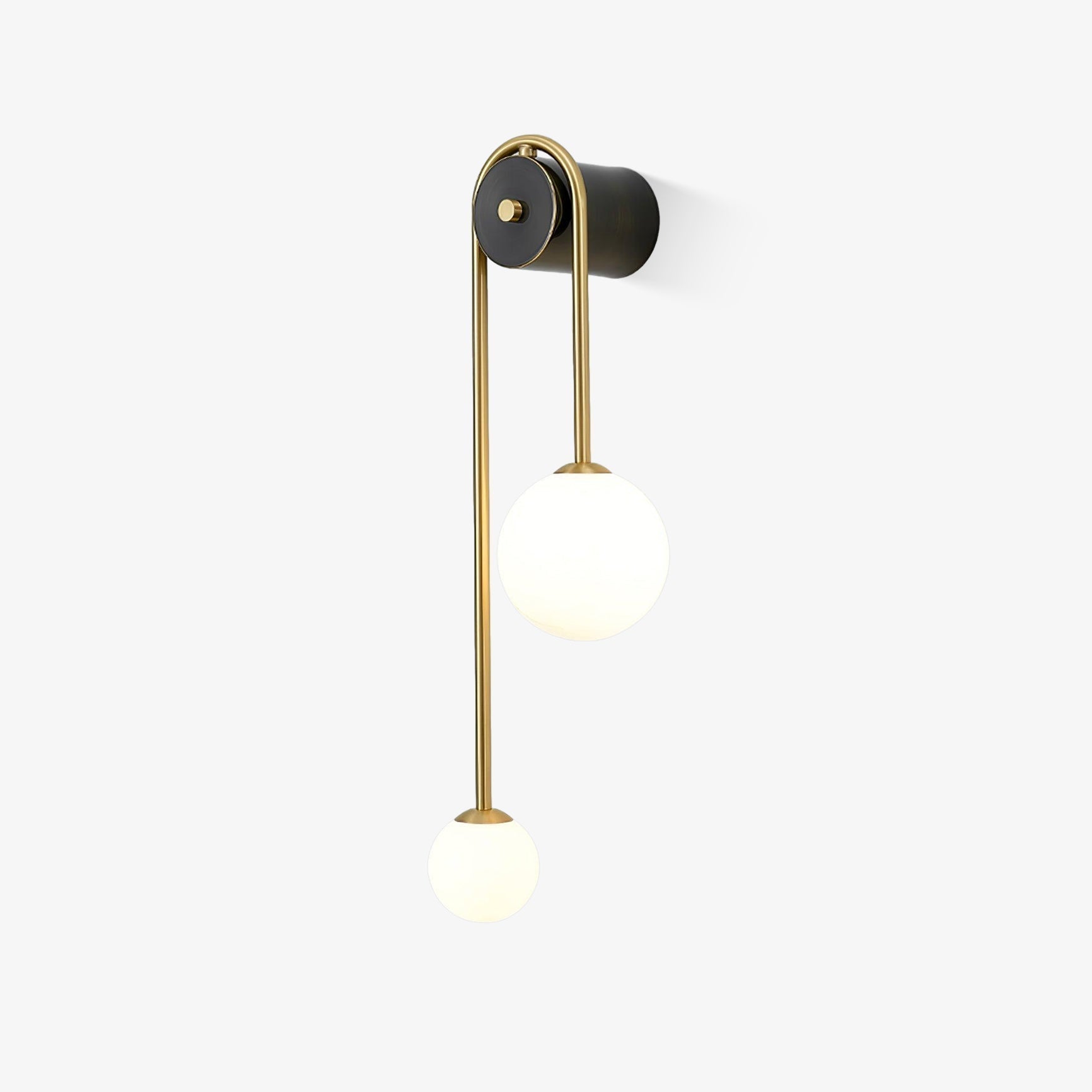 Elaro Brass Arc Wall Light