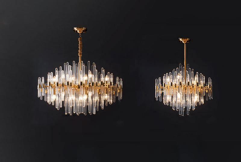 Solara Chandelier Antique Brass Starburst