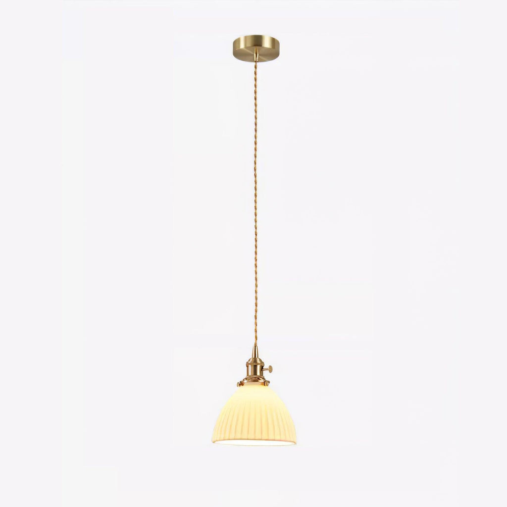 Ornoryra Vintage Glass Pendant Light