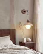 Ritta Sculptural Travertine Wall Lamp