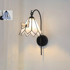 Tiffany Wall Lamp  Glass Butterfly Art