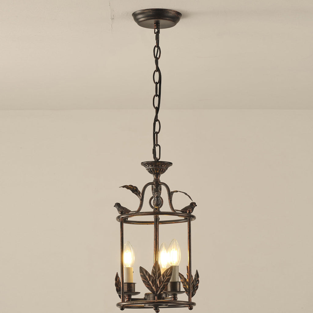 Sova Lantern Pendant Lamp Baroque Style