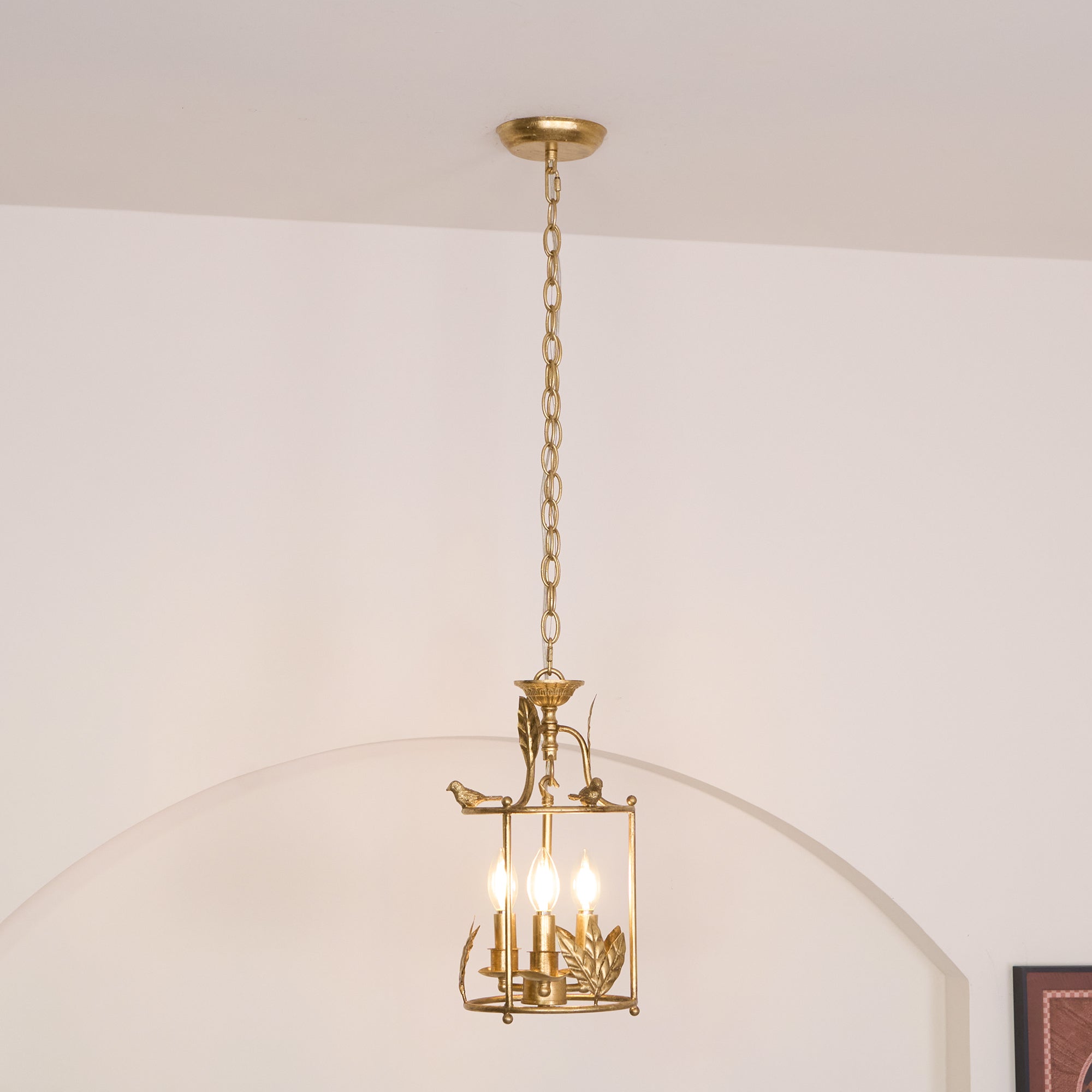 Sova Lantern Pendant Lamp Baroque Style