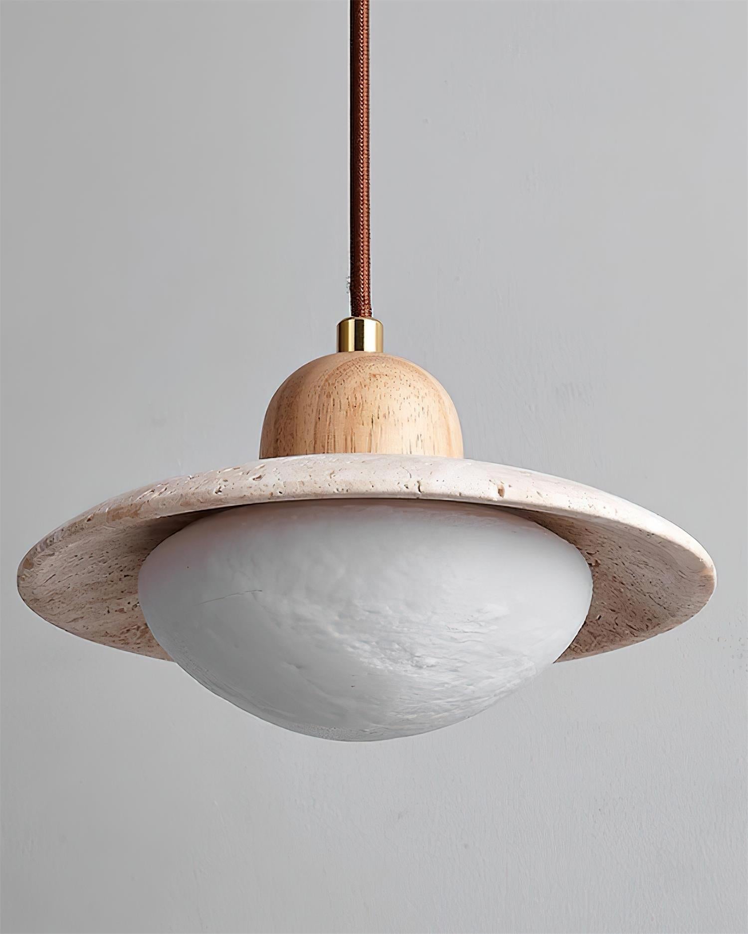 Duvio Travertine Pendant Light