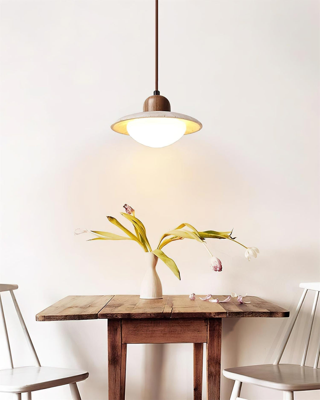 Duvio Travertine Pendant Light