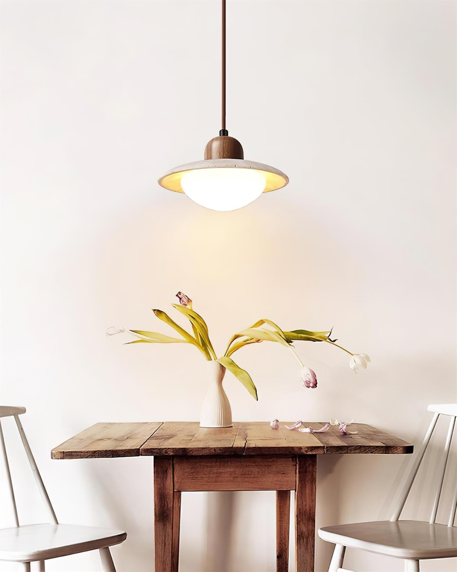 Duvio Travertine Pendant Light