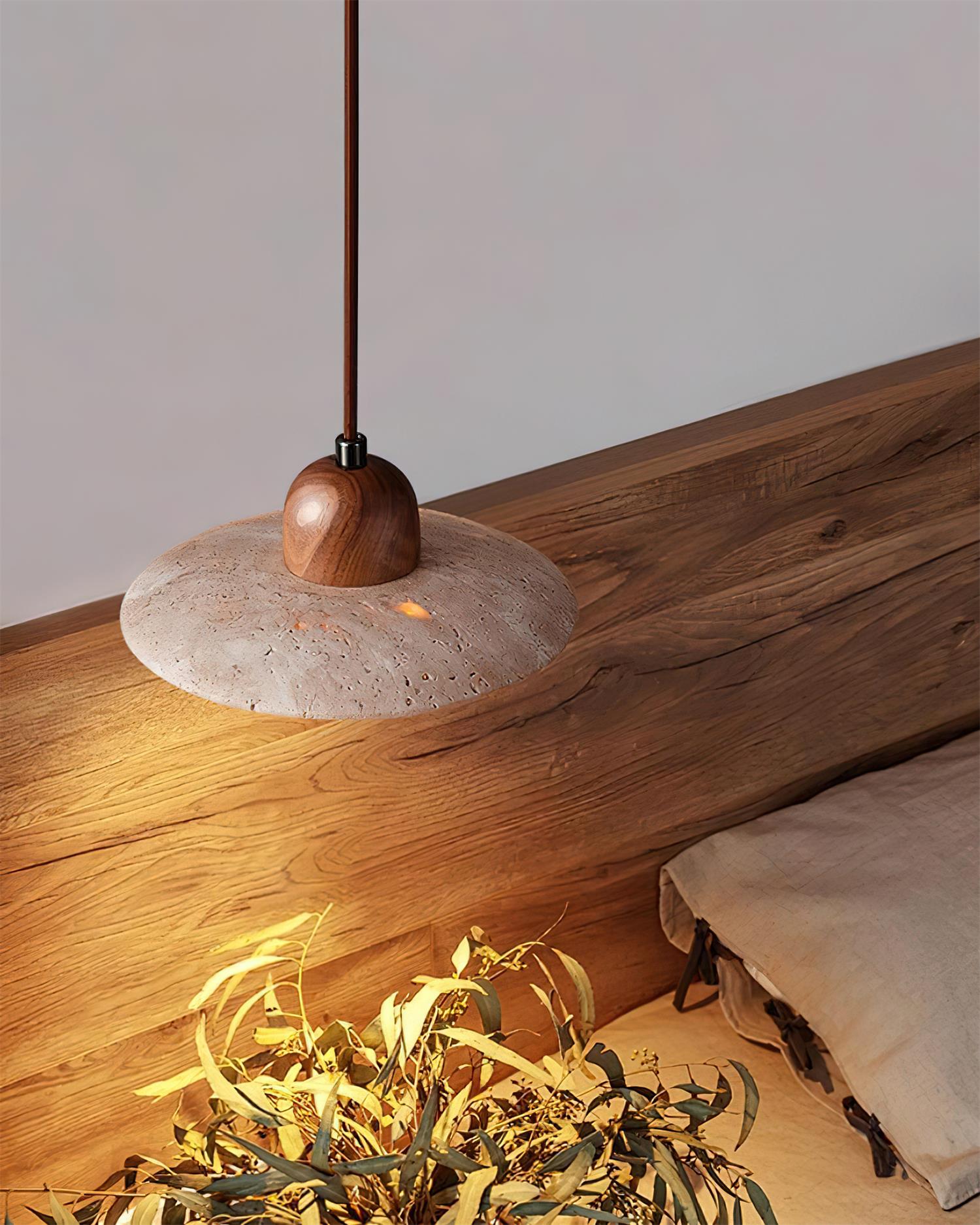 Duvio Travertine Pendant Light
