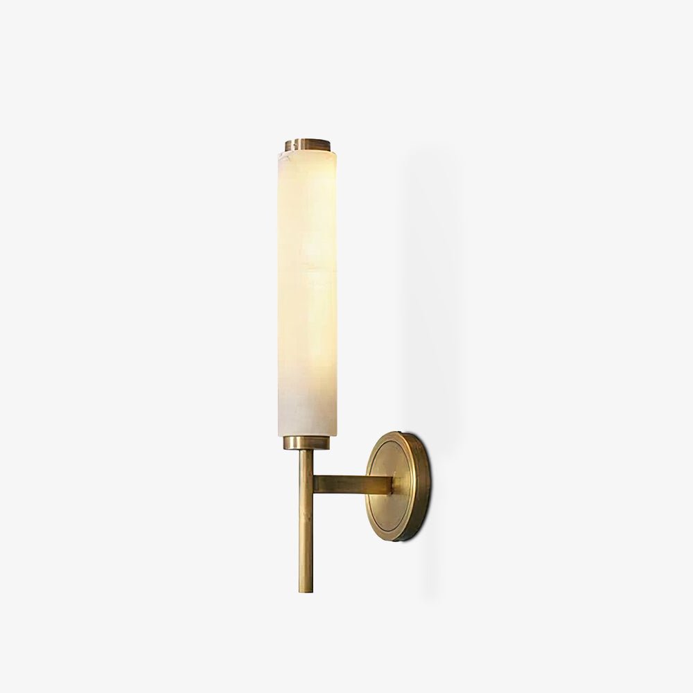 Jern Art Deco Alabaster Wall Lamp