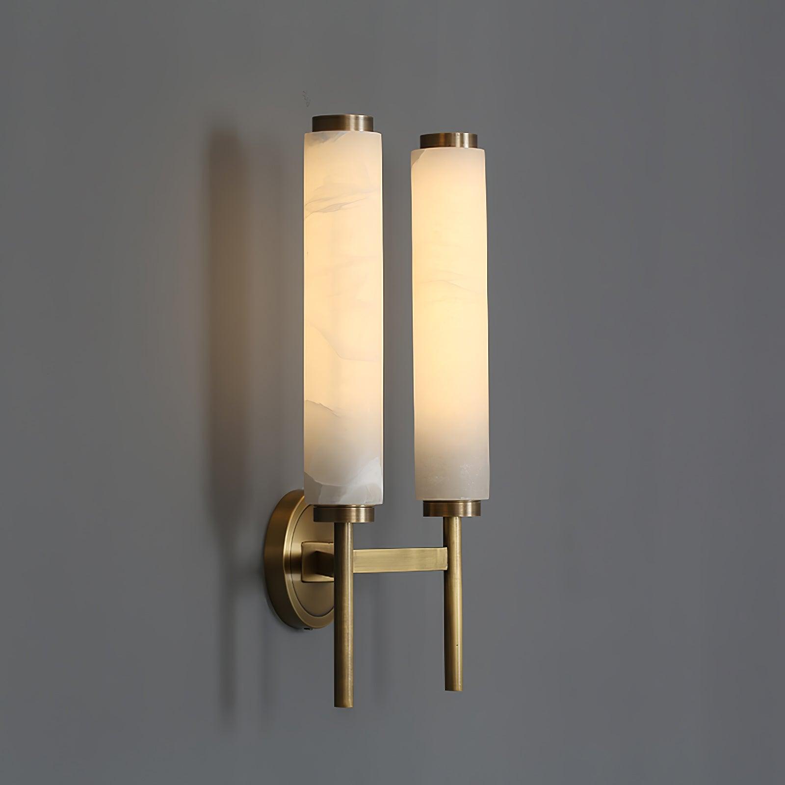 Kristy Art Deco  Alabaster  Wall Lamp