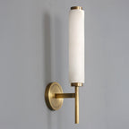 Jern Art Deco Alabaster Wall Lamp