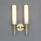 Jern Art Deco Alabaster Wall Lamp