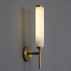 Jern Art Deco Alabaster Wall Lamp