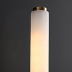 Jern Art Deco Alabaster Wall Lamp