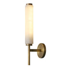 Jern Art Deco Alabaster Wall Lamp