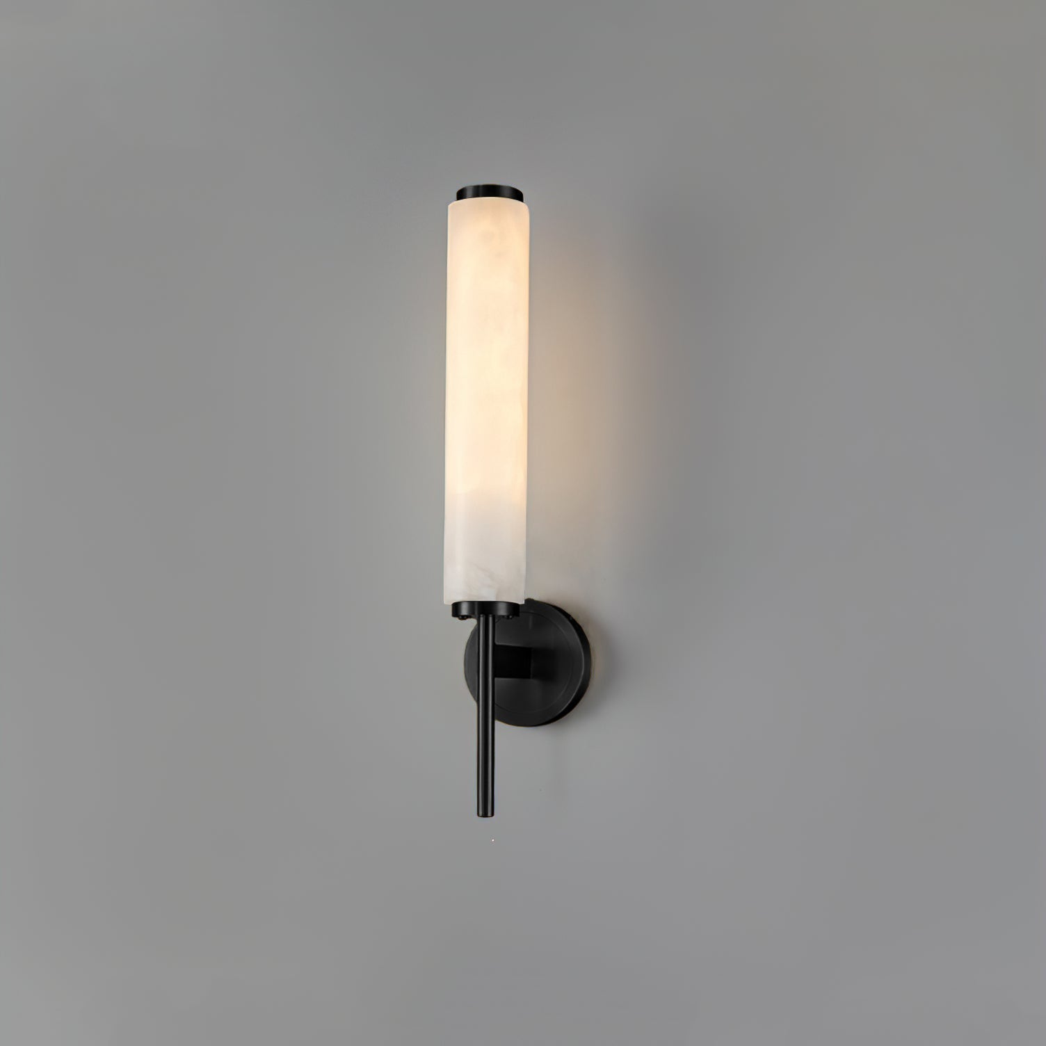 Jern Art Deco Alabaster Wall Lamp