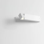 LED Wall Sconce Aluminum Alloy Body Matt Black Nickel Minimalist